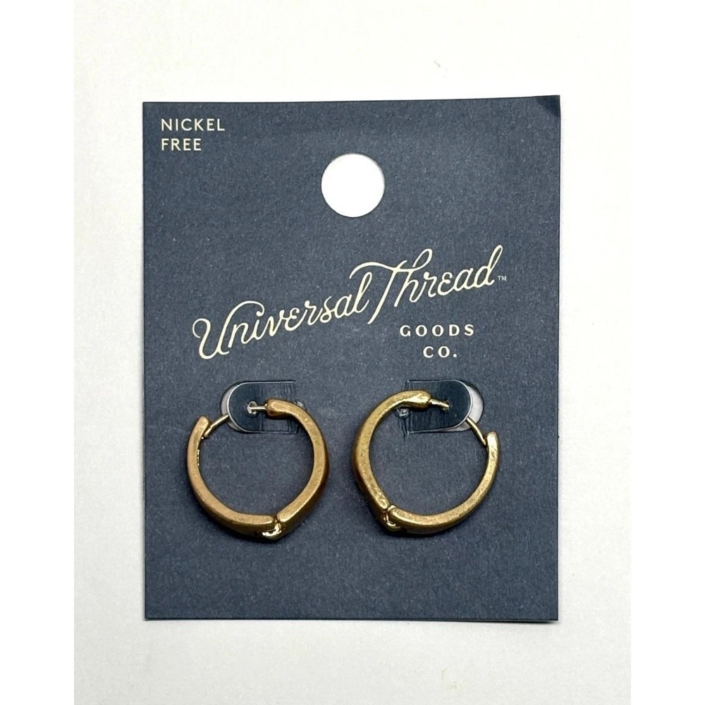 Universal Thread gold-tone hoop earrings